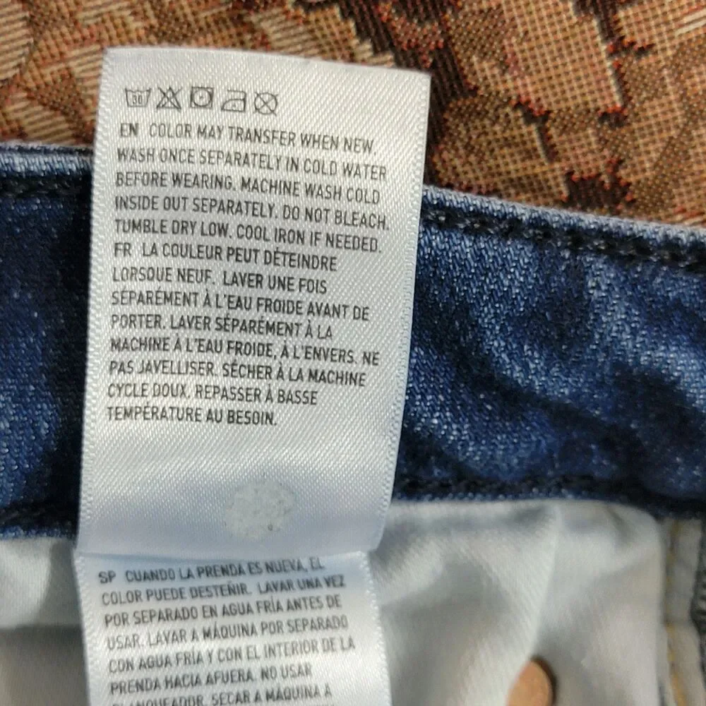 American Eagle Jeans Mens 30x30* Blue Slim Straight Leg Stretch Denim Workwear